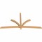 Ekena Millwork Davenport Timber Gable Bracket, Western Red Cedar, 108"W x 58"H x 3 1/2"D x 3 1/2"F, 13/12 Pitch GBW108X58X0404DAV00SWR - alternate 2
